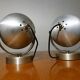 Pair of wall lamps eyes ball 1970.