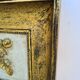 Gilded wooden trumeau mirror - 116x75cm