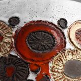 Signed Perignem Ceramic Vase, Belgium, circa 1960