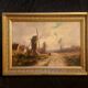 Tableau impressionniste signé - Huile sur toile, École normande 1930