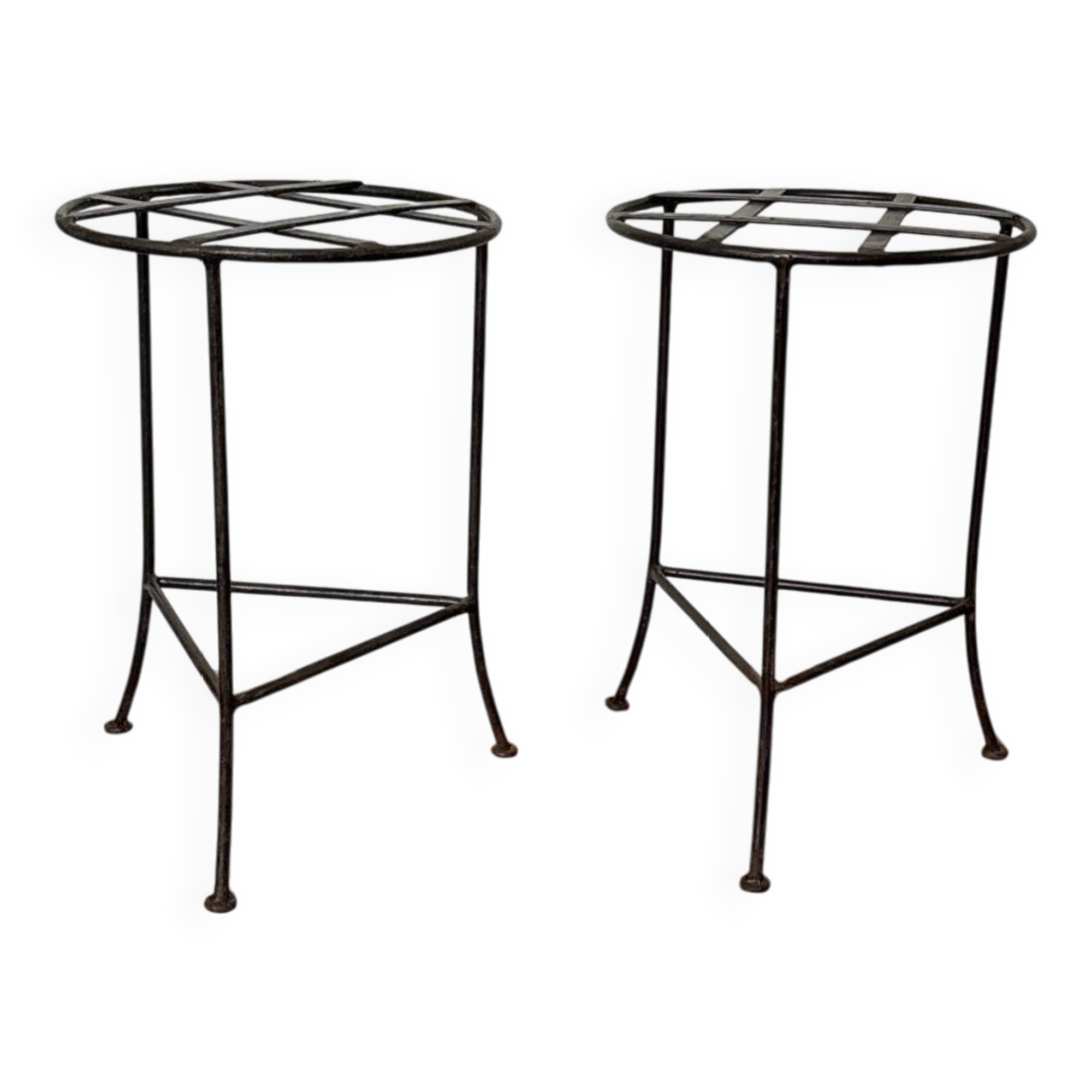 Wrought iron stool