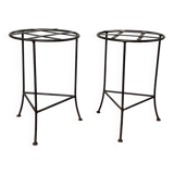 Wrought iron stool