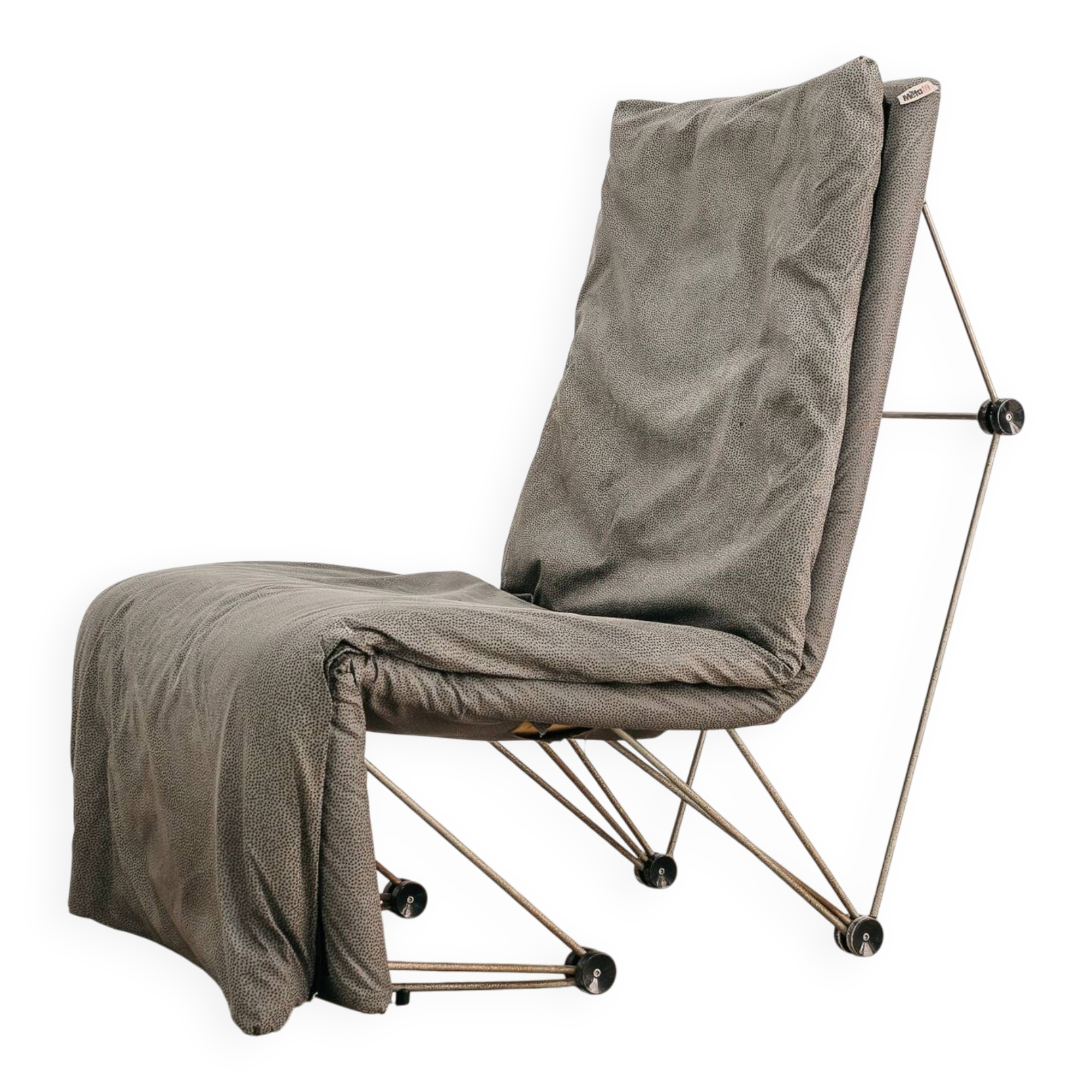 Lounge Chair Poltrona Geometric Design Postmodern Modernariato 1980’s
