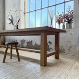 XXL solid oak farmhouse table 3.5m