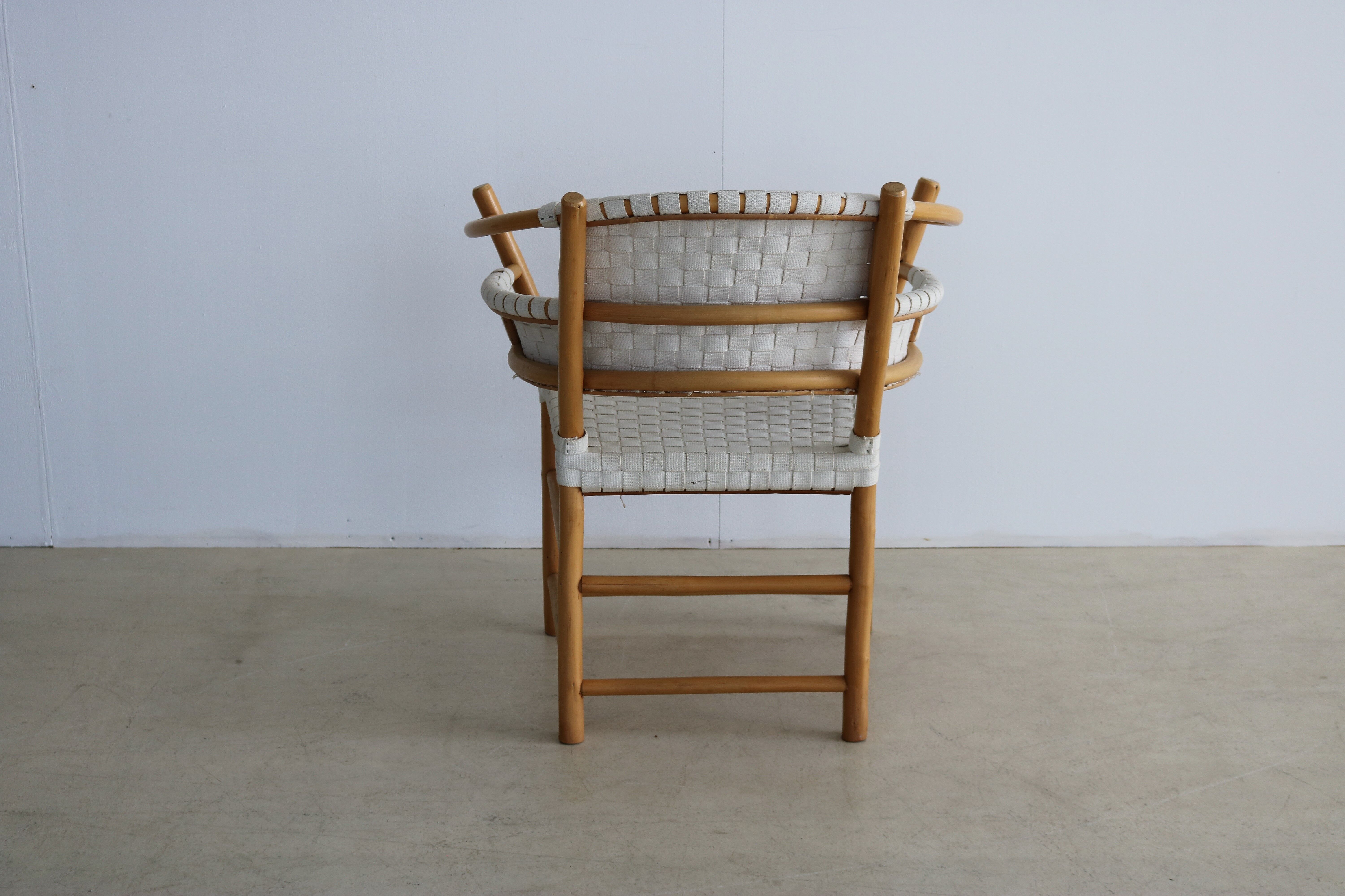 Vintage danish bamboo chair