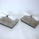 A pair of modern herstal wall lamps from the 2000s - stylish lighting for m