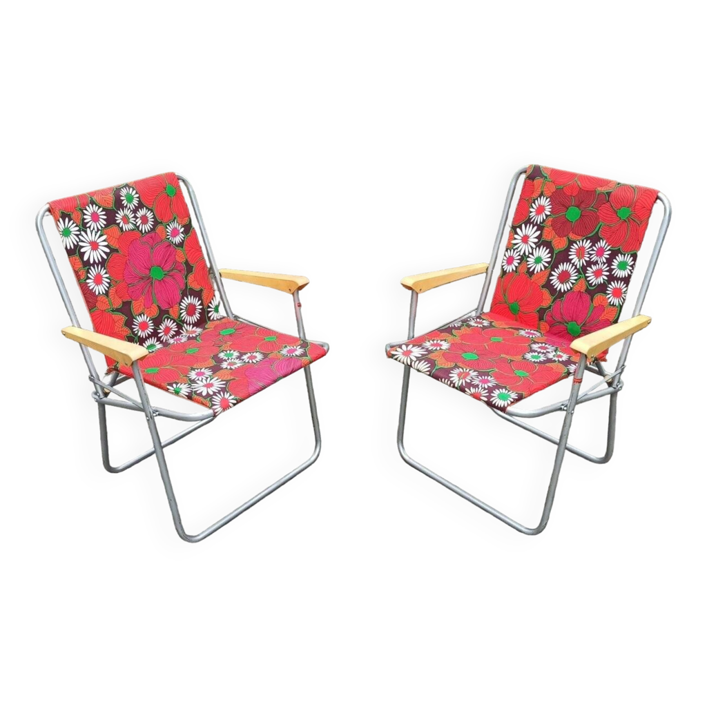 Chaises pliantes vintage de Sieger, 1970 Selency