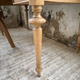 Blonde walnut desk and pine top 1900