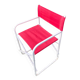 Chaise pliante rouge vintage