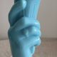 Antique Blue Opaline Hand Vase – Portieux Vallerysthal