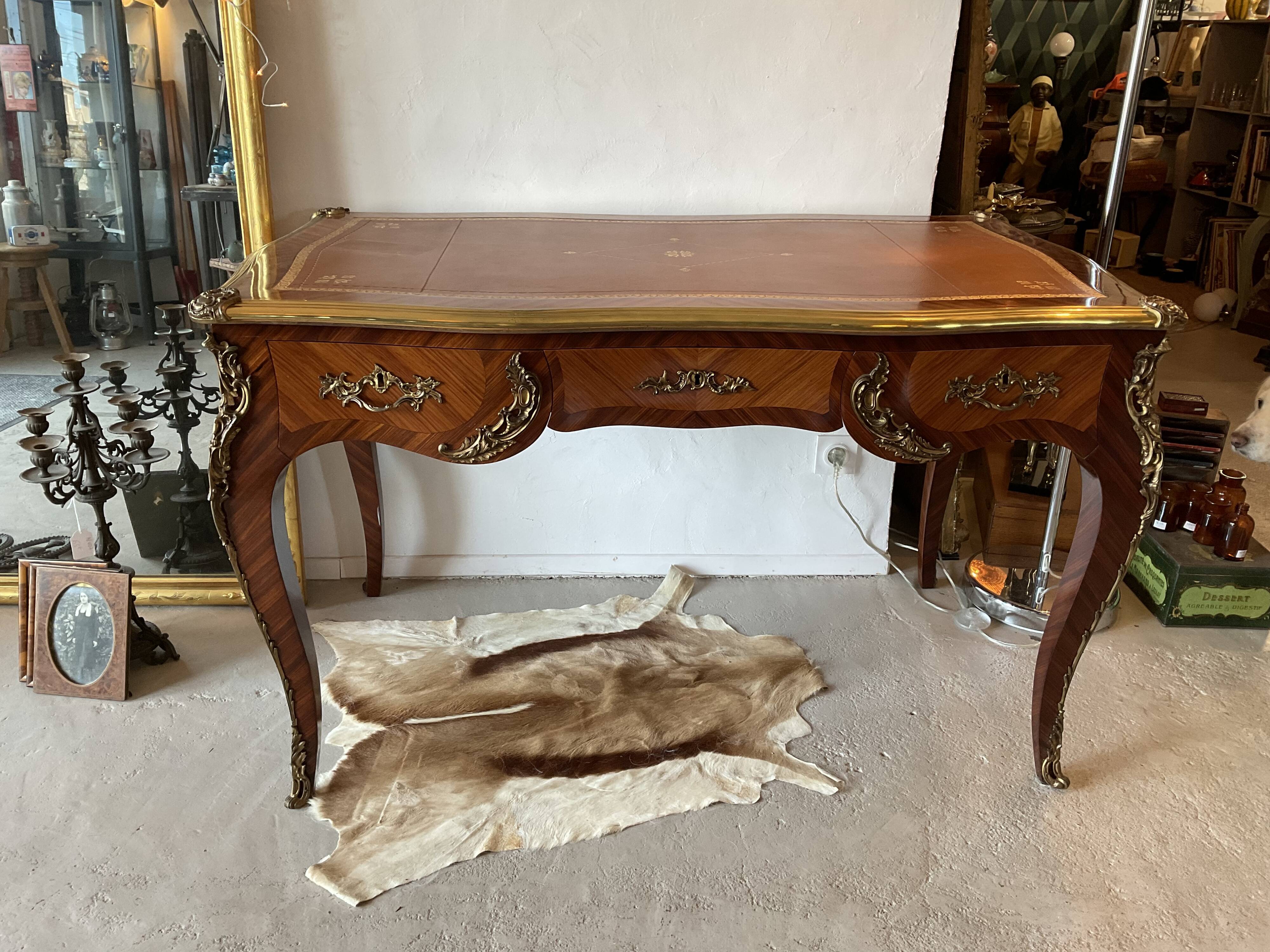 Louis XV style office. 3 drawers