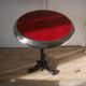Table top laminate polished stainless steel ringed Bistro cast iron base