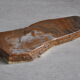 Vintage brutalist ashtray in natural onyx