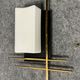 Wall lamp in black wood, gilded brass and opaline