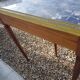 Louis XVI style half-moon console