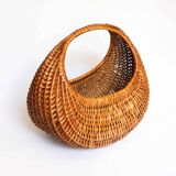 Rattan gondola basket