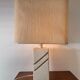 Lamp in carved limestone 1970/80