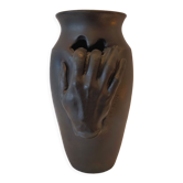 Ceramic vase, circa 50/60, signed