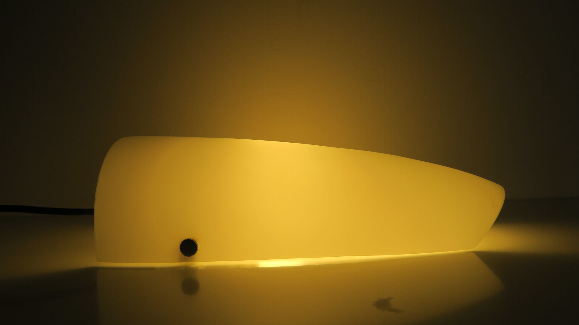Opal glass wall lamp, styly from "fabas luce"