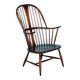 Ercol model 472 fireplace chair from the 1960s in beech.