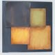 Set of 4 vintage metallic wall decorations