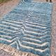 Traditional Moroccan rug, natural wool, 2.5 x 1.5 m.