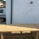 Solid oak farmhouse table