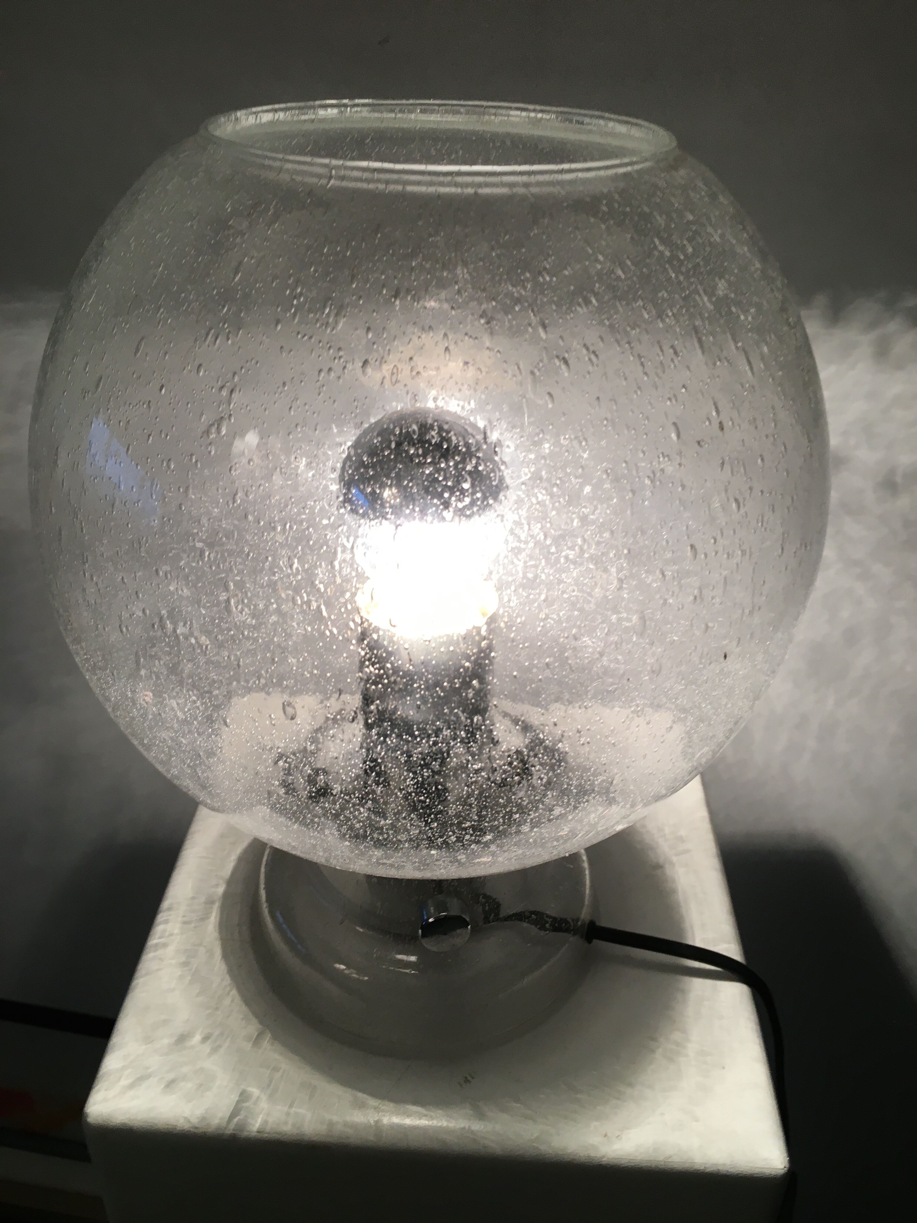 Lampe de table champignon Space Age, années 70