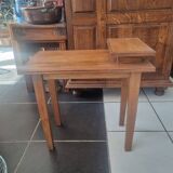 Paire de petite table tablette vintage