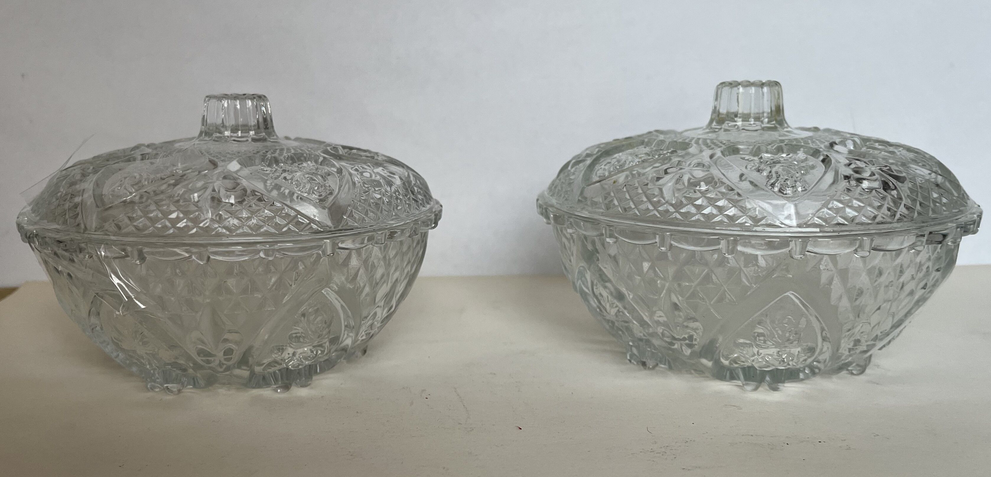 Pair of vintage sugar bowls