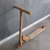 Old wooden scooter