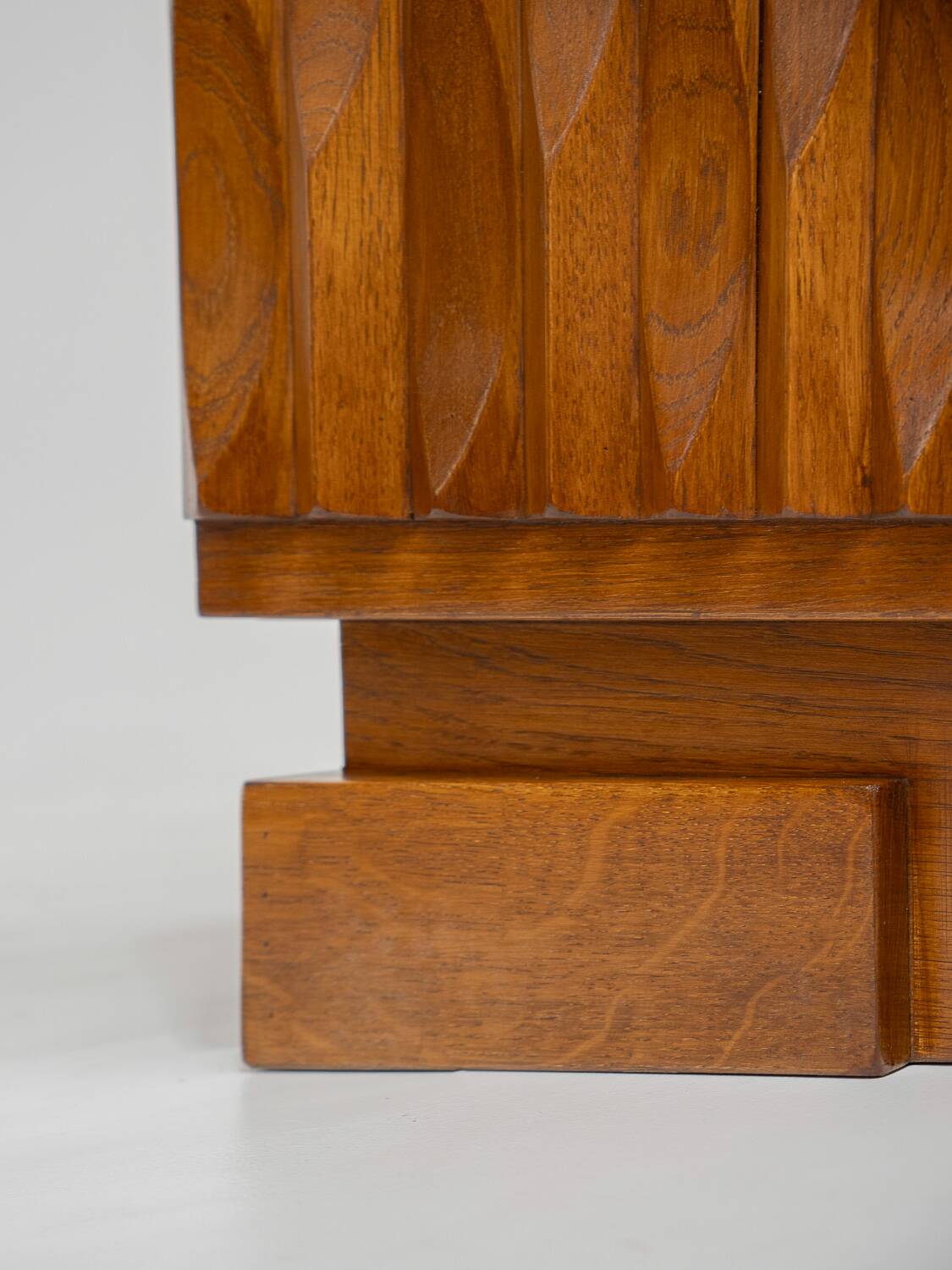 Midcentury Brutalist Oak Sideboard, Belgium