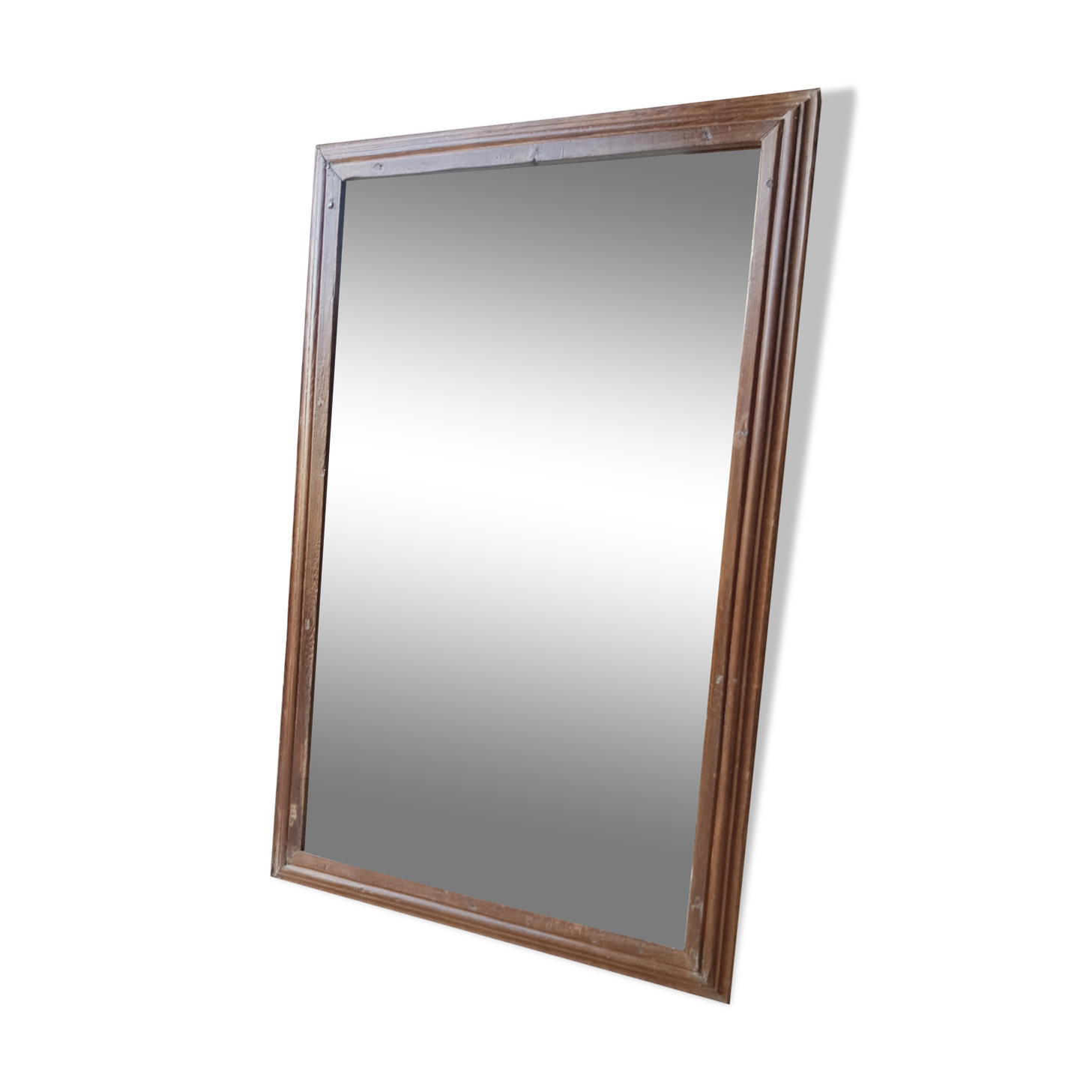 Ancient Burmese teak mirror