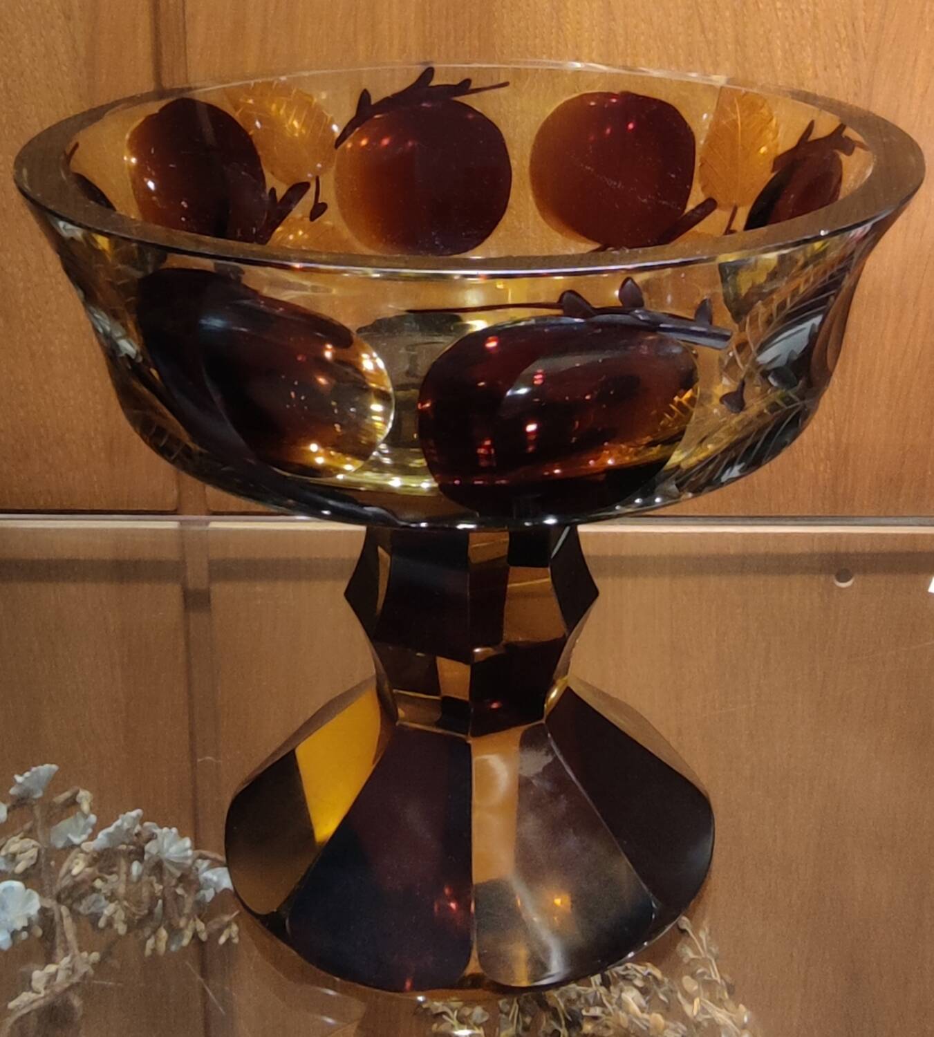 Old Bohemian Cut Crystal Cup