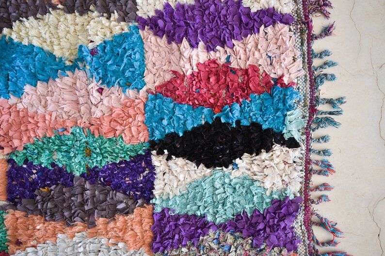 Carpet Boucherouite 210 cm x 150 cm