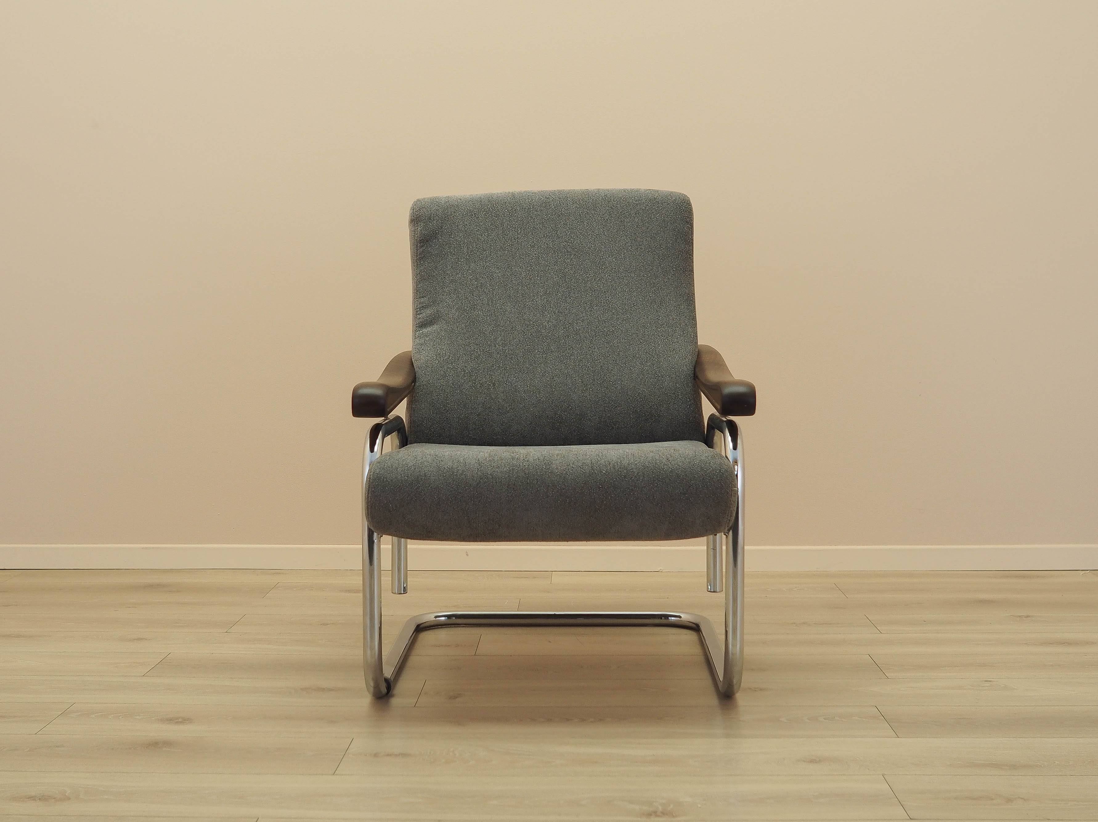 Italian lounge chair with reclining back, 1970s