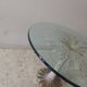 Italian daisy table 60s, 70'S design table Chelini Florence