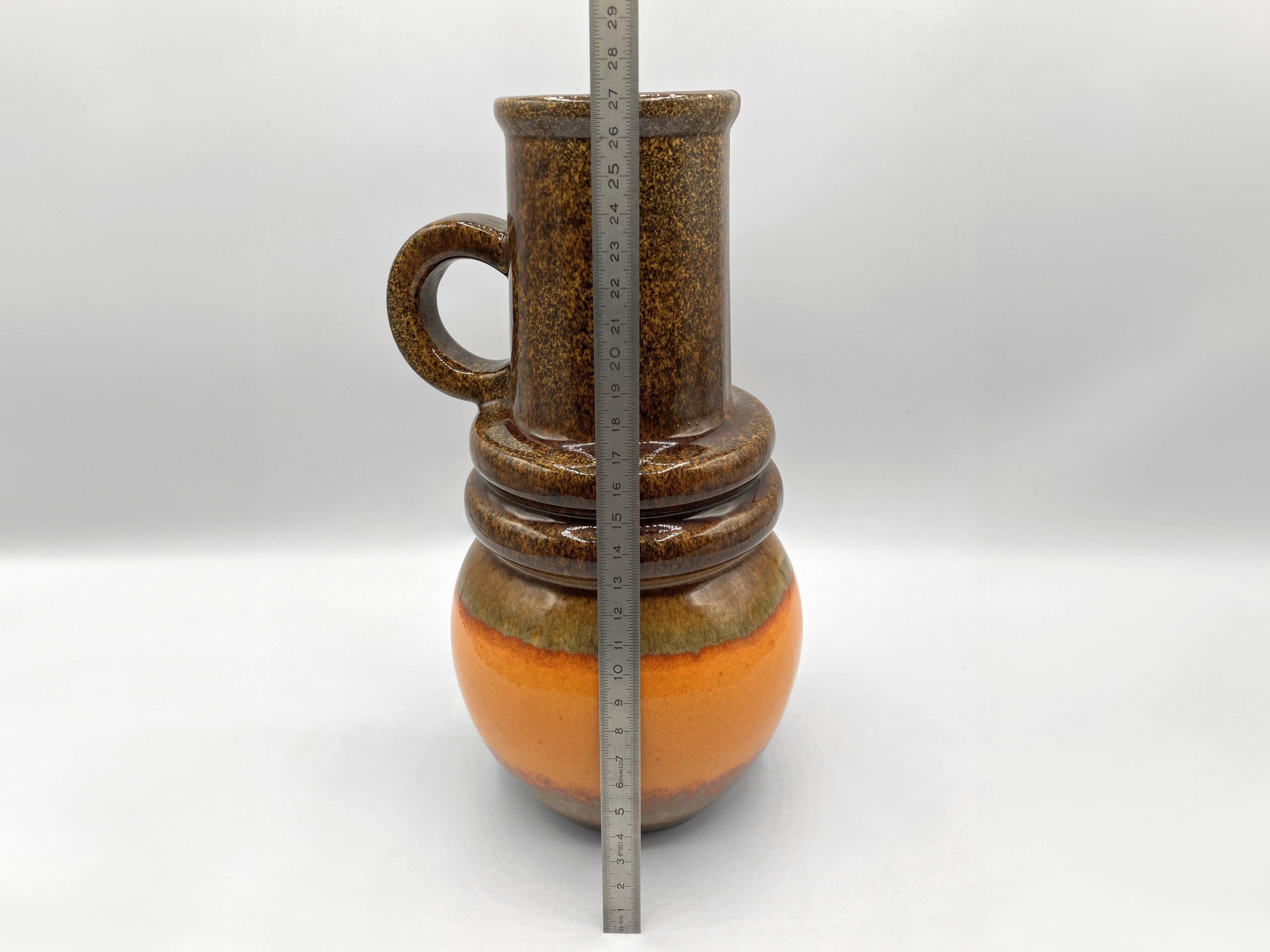 SCHEURICH ceramic vase • Design A.Seide • W. Germany • 70s