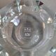 Bohemian crystal ashtray