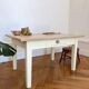 Yellow solid wood coffee table
