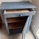 Confiturier, old Parisian sideboard, blue patina