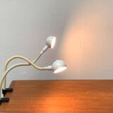 Vintage Space Age clamp lamp Italian Hebi by Isao Hosoe for Valenti Luce, 1970s, set of 2