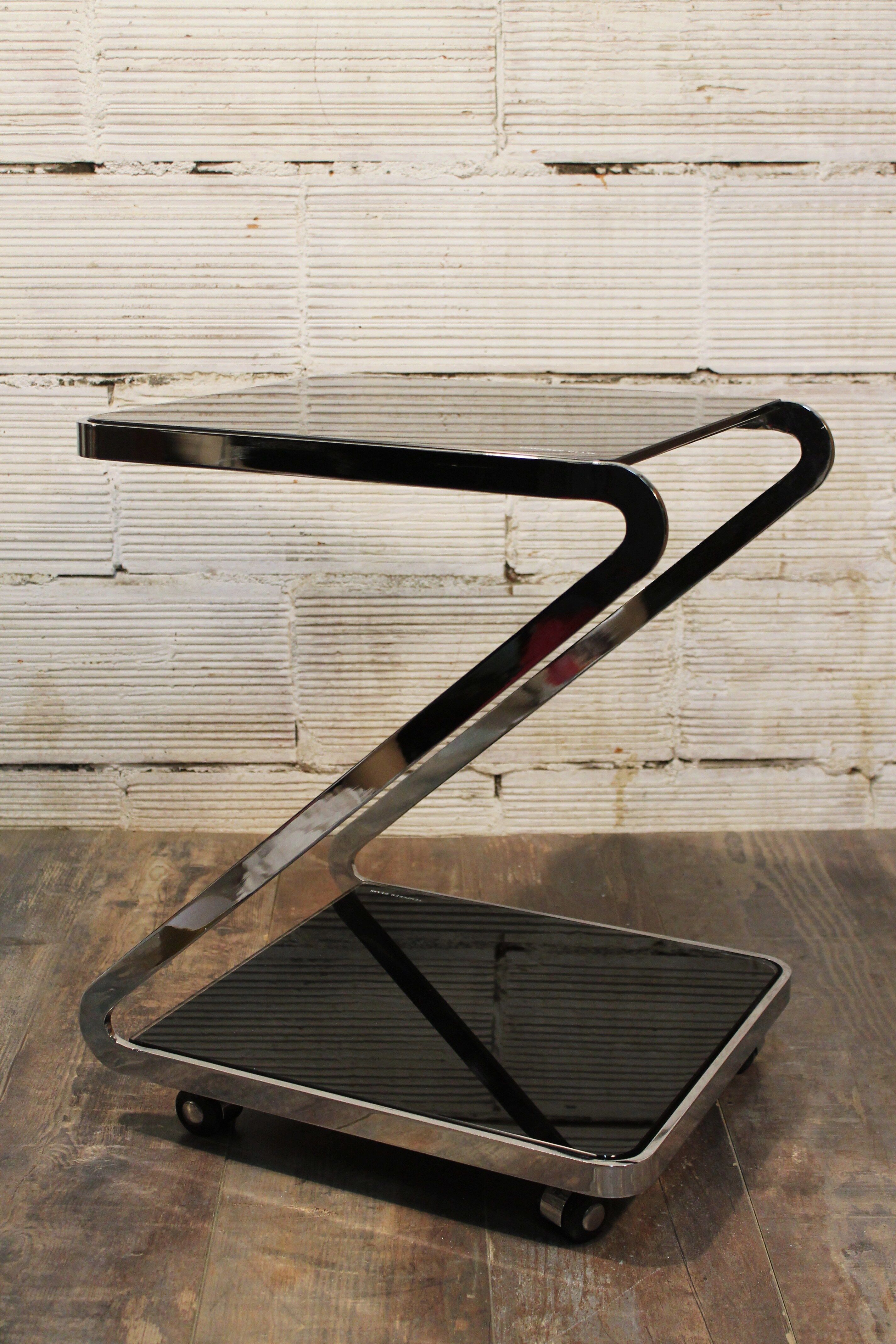 Design harness metal & glass 70s