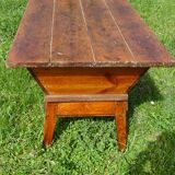 Antique kneading trough made of solid oak