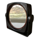 Lucite magnifying mirror from the 70s