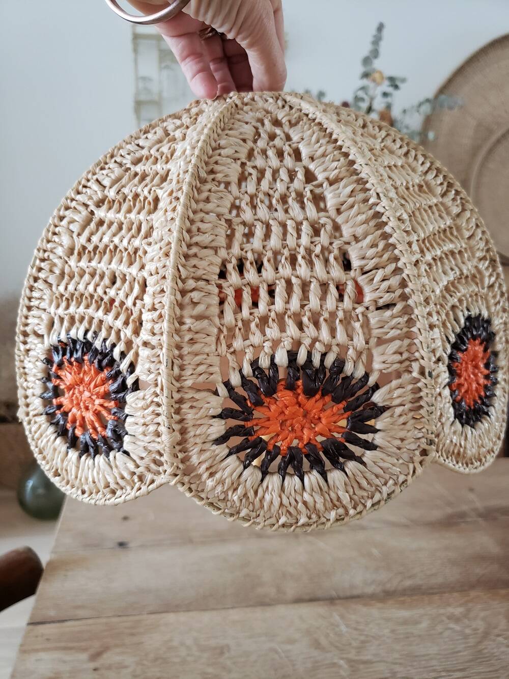 Set of 3 vintage lampshades