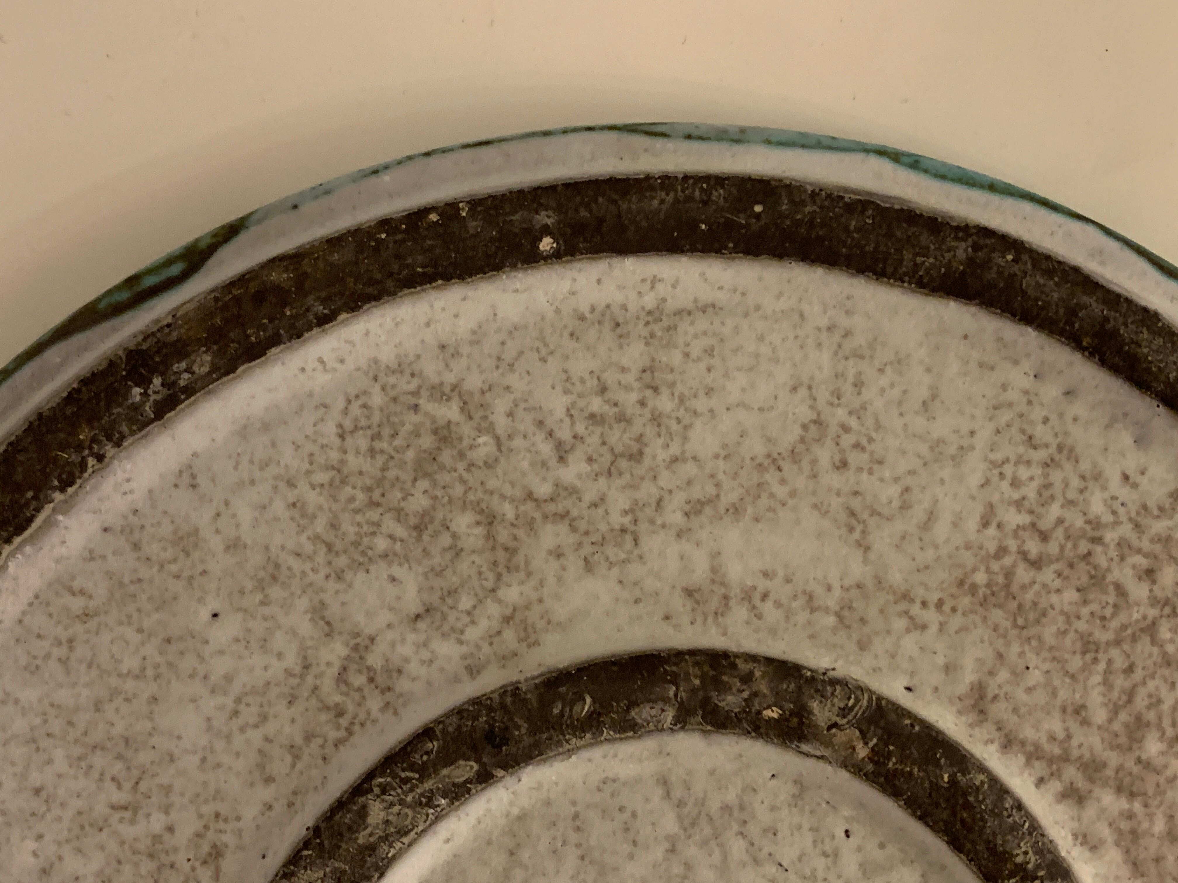 Art Deco ceramic dish, J. Massier, Vallauris