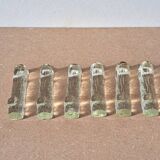 6 Vintage crystal knife holder