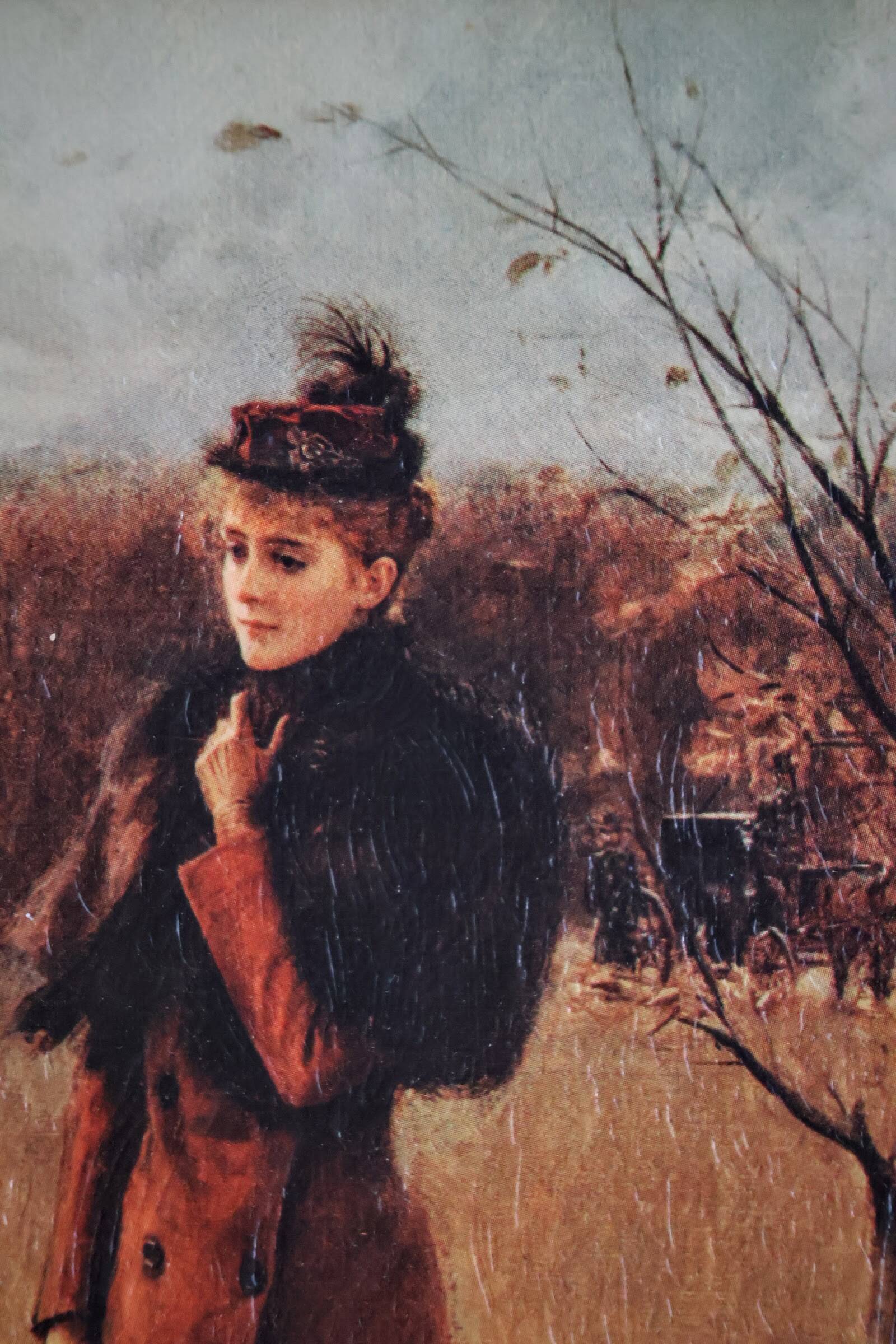 Tableau reproduction peinture Boldini "Promenade dans le parc"
