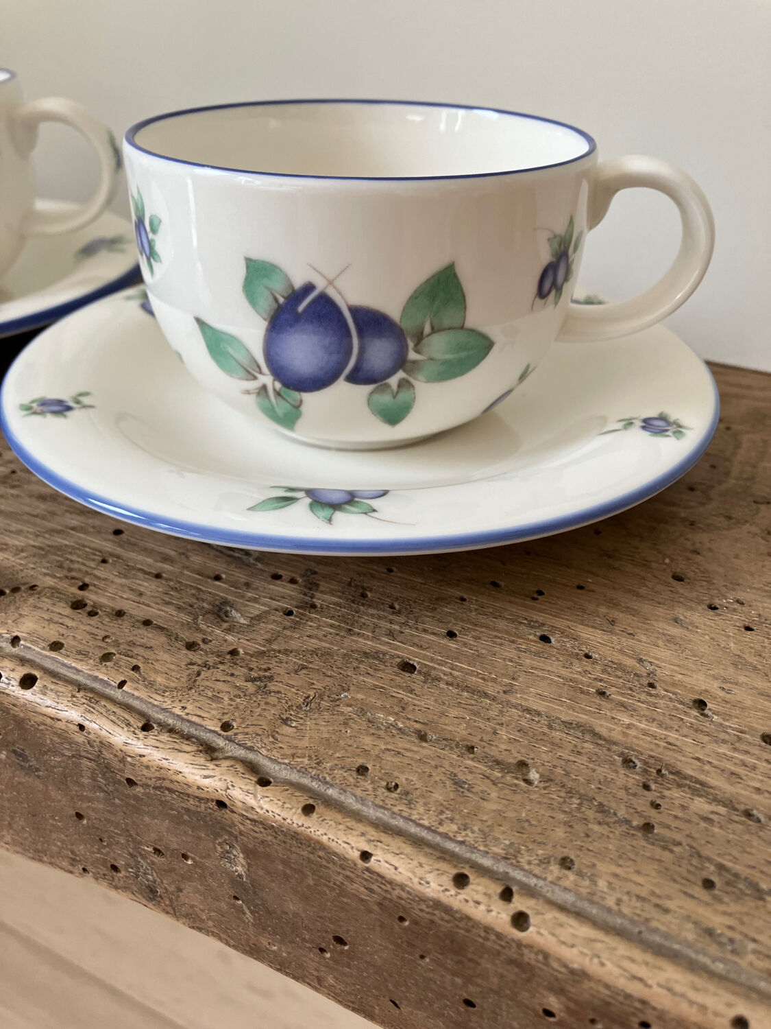 Royal doulton blueberry tea cups